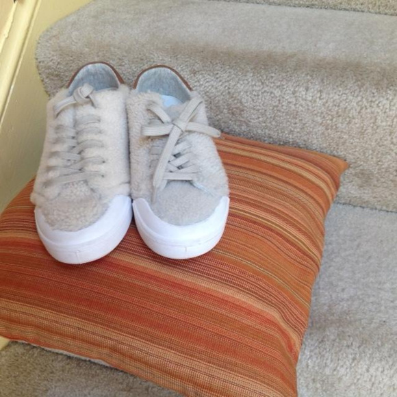 Rag and Bone Standard Issue Shearling Fur Sneakers - Picture 4 of 8